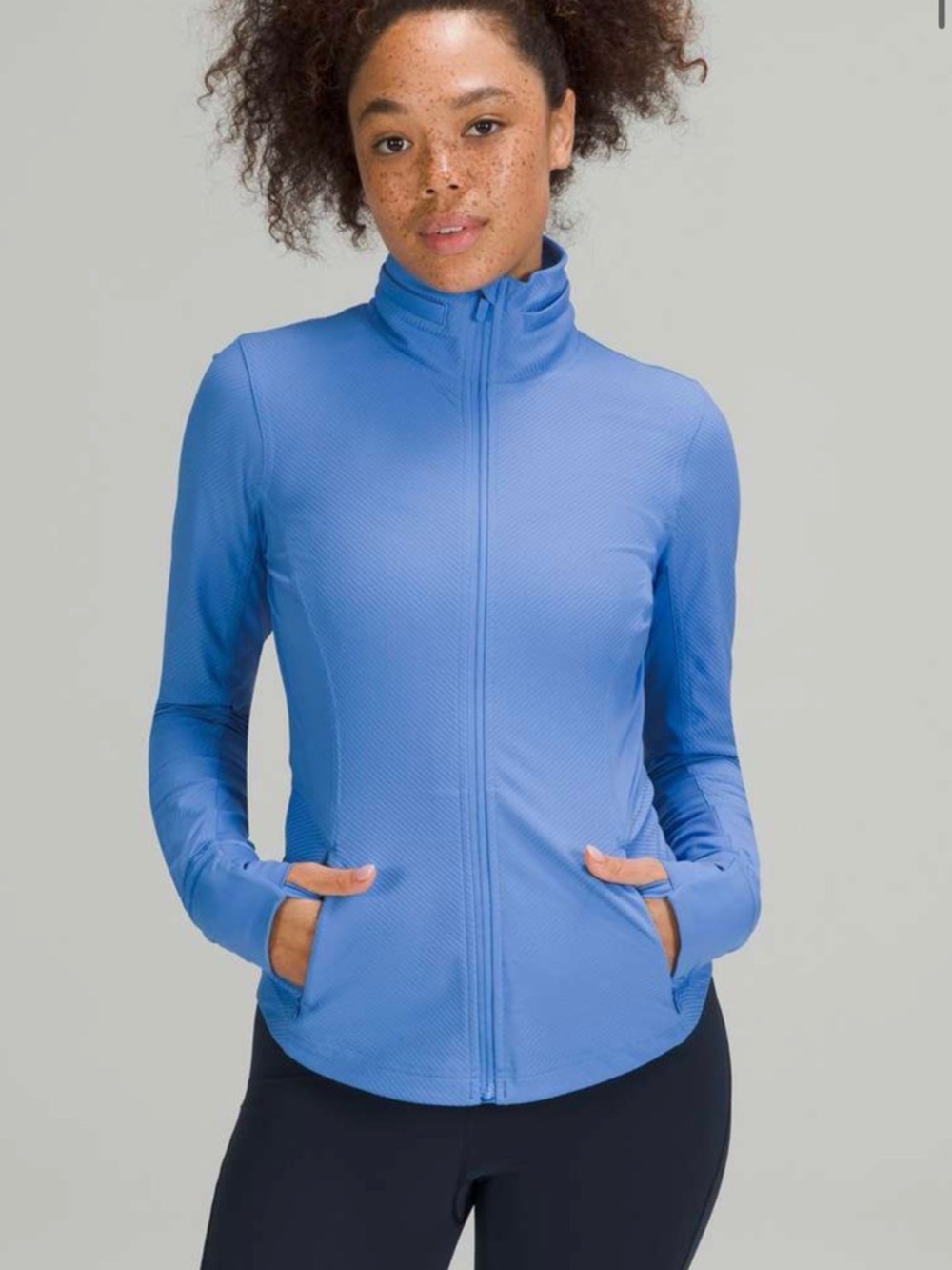 Light Blue Women's Full-Zip Performance Jacket